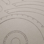 Tekturowa lampa wisząca klasyczna