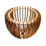 Tekturowa lampa wisząca klasyczna