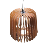 Tekturowa lampa wisząca walec