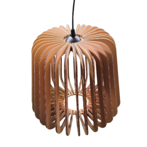 Tekturowa lampa wisząca walec